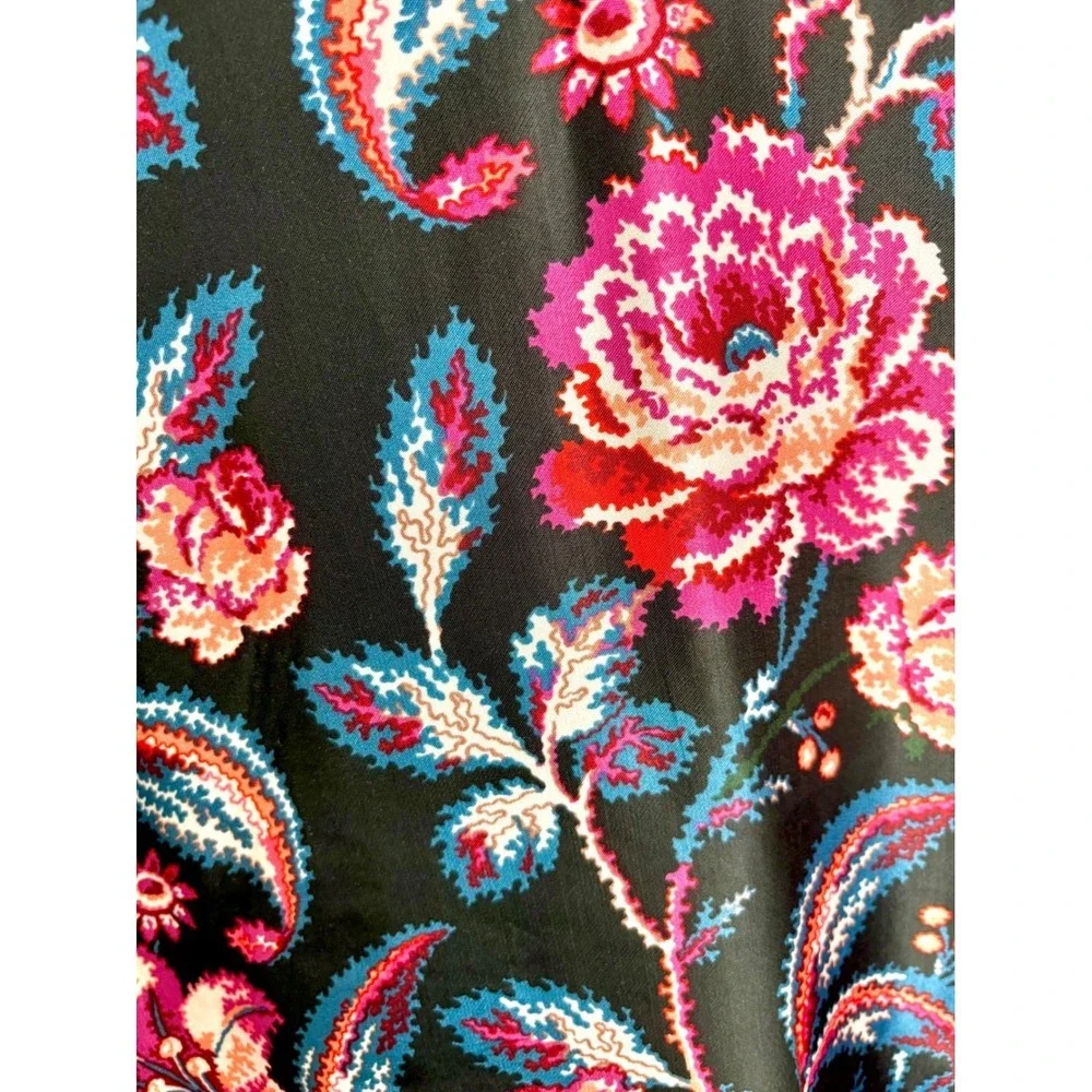 Maeve Anthropologie Jocelyn Sleeveless Slip Midi Dress Floral Med NWT Romantic - Picture 8 of 11